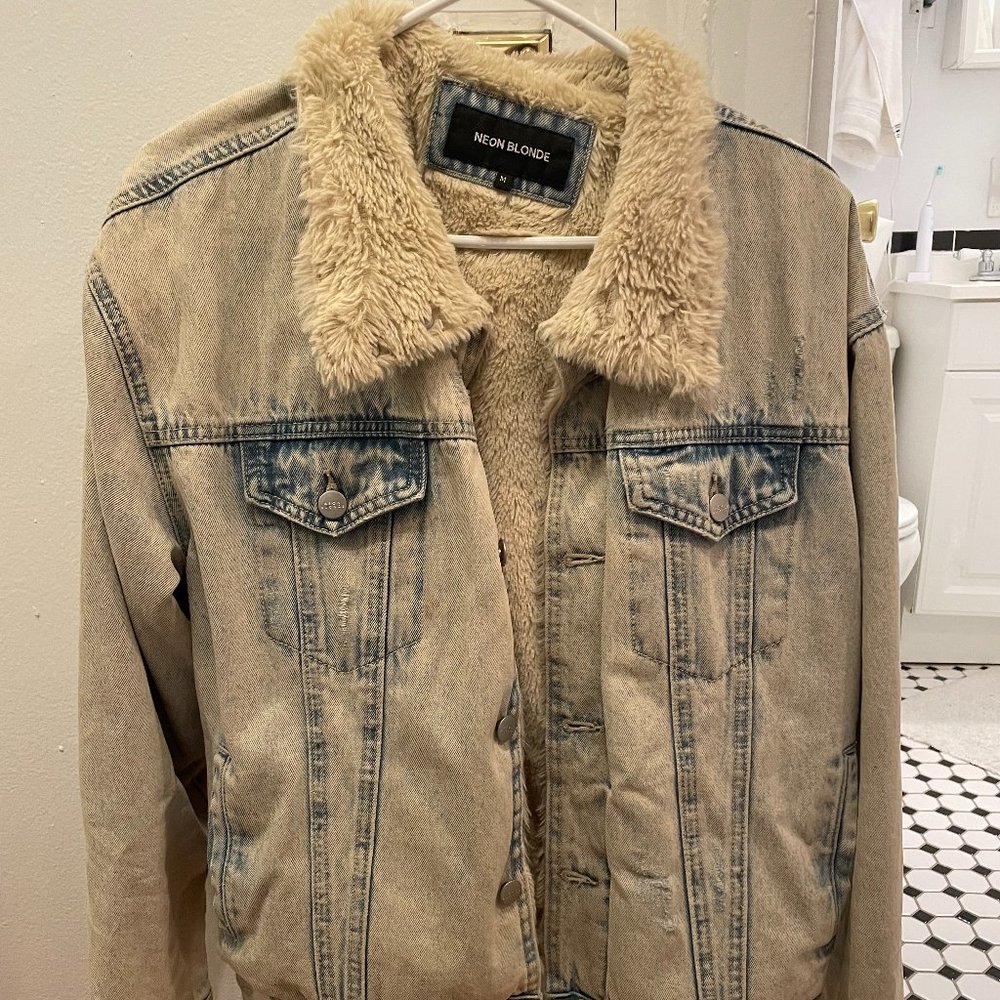 Tobi Jean Jacket w/ Fur Inside